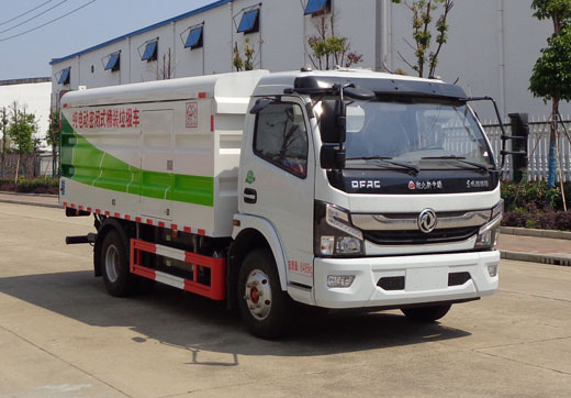 東風(fēng)純電動(dòng)密閉式桶裝垃圾車